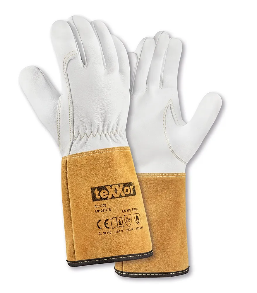 teXXor Schweißerhandschuhe Natur/Beige (1208)