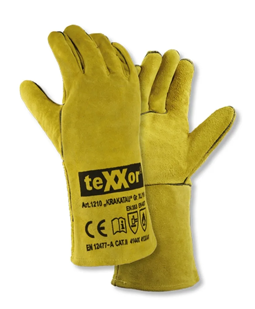 teXXor Schweißerhandschuhe KRAKATAU Beige (1210)
