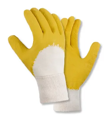 teXXor Universalhandschuhe LATEXBESCHICHTET Natur/Gelb (2201)
