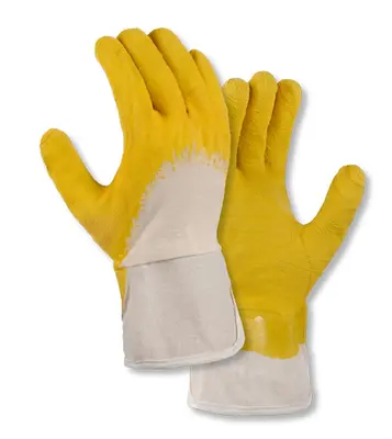 teXXor Universalhandschuhe LATEXBESCHICHTET Natur/Gelb (2202)