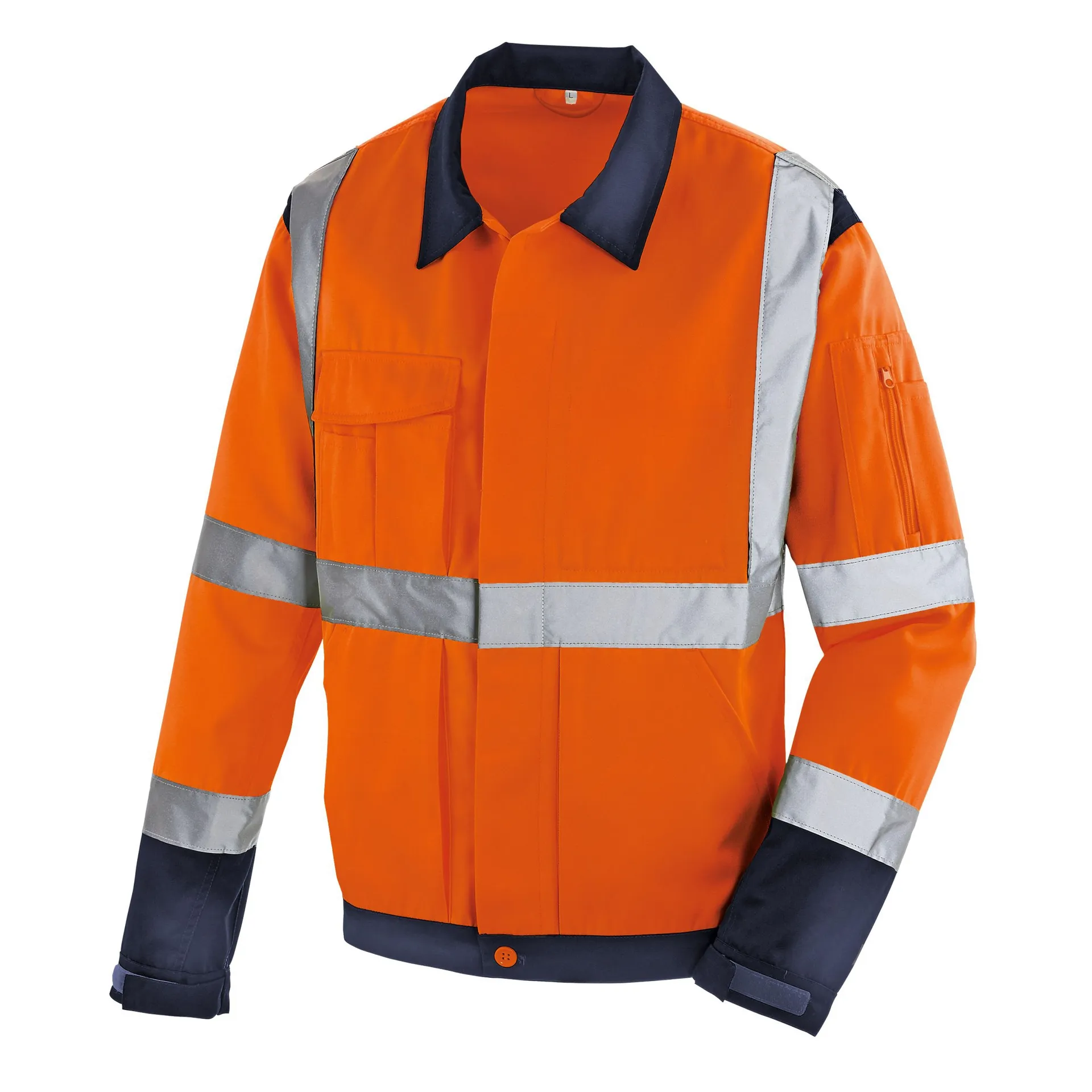 teXXor Warnschutz-Jacke DAVENPORT Leuchtorange/Navy (4115)