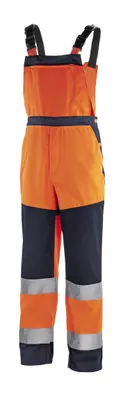 teXXor Warnschutz-Latzhose BUFFALO Leuchtorange/Navy (4335)