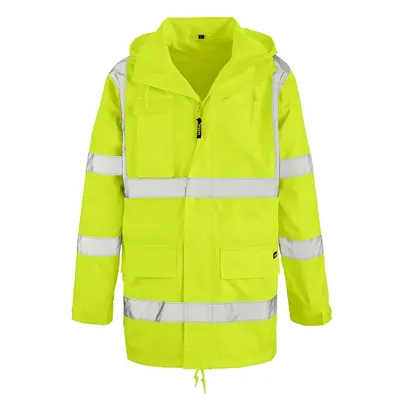 teXXor Warnschutz-Regenjacke BARRIE Leuchtgelb (4101)