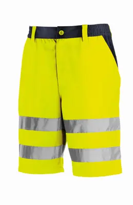 teXXor Warnschutz-Shorts ERIE Leuchtgelb/Navy (4346)