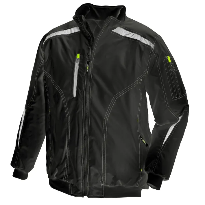 teXXor Wasserdichte Piloten-Jacke FJORD Schwarz (4188)