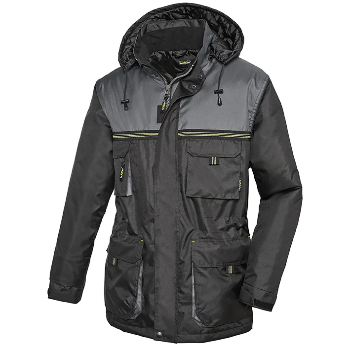 teXXor Winter-Jacke YSTAD Schwarz/Grau (4133)