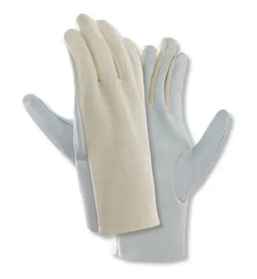 teXXor Ziegen-/Schafsnappa-Handschuhe TRIKOTRÜCKEN Natur (1250)