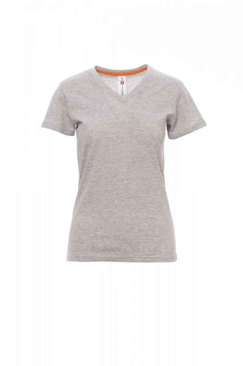 Payper V-NECK LADY MELANGE Tailliertes Damen-T-Shirt (000952)