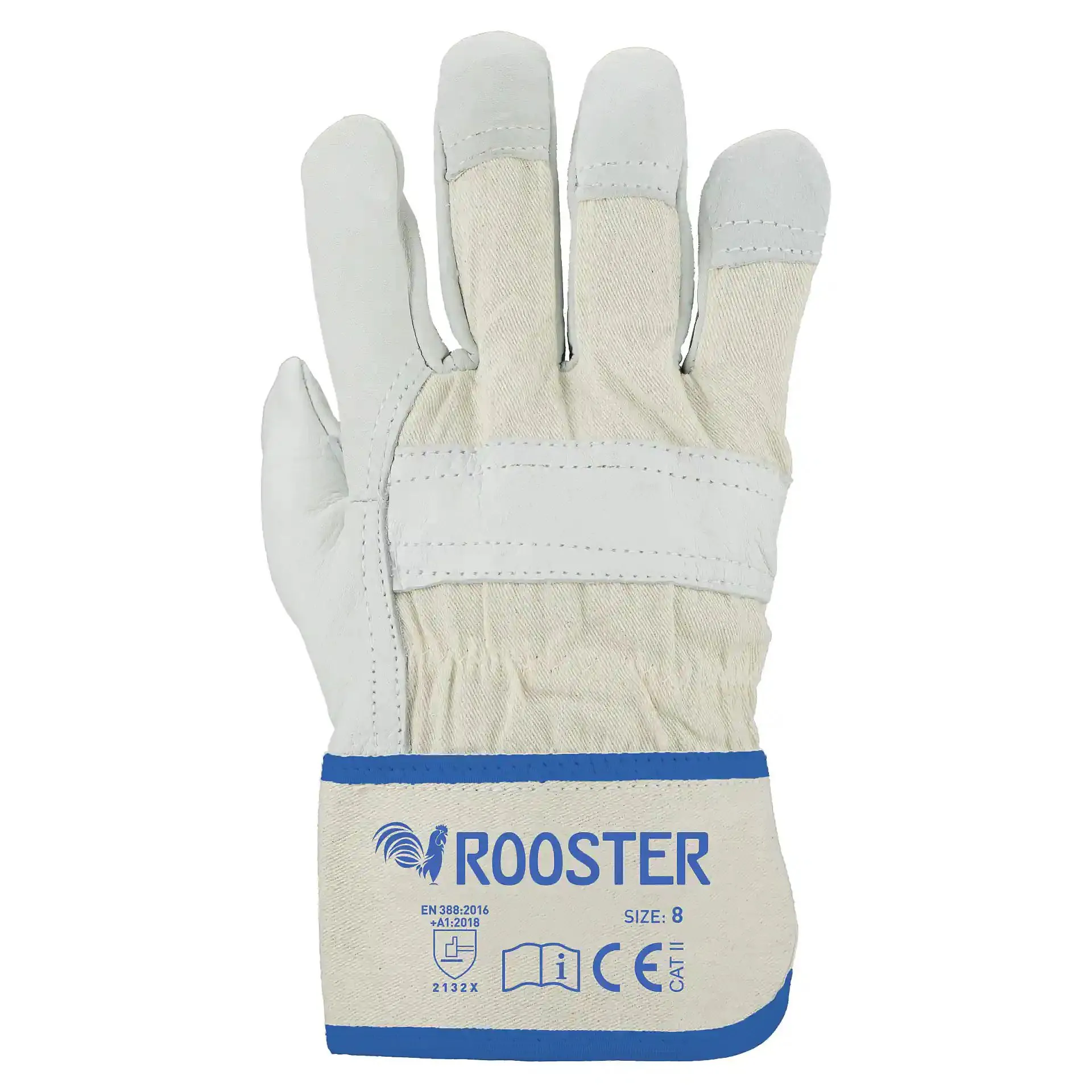 Asatex Vollleder-Handschuh ROOSTER natur