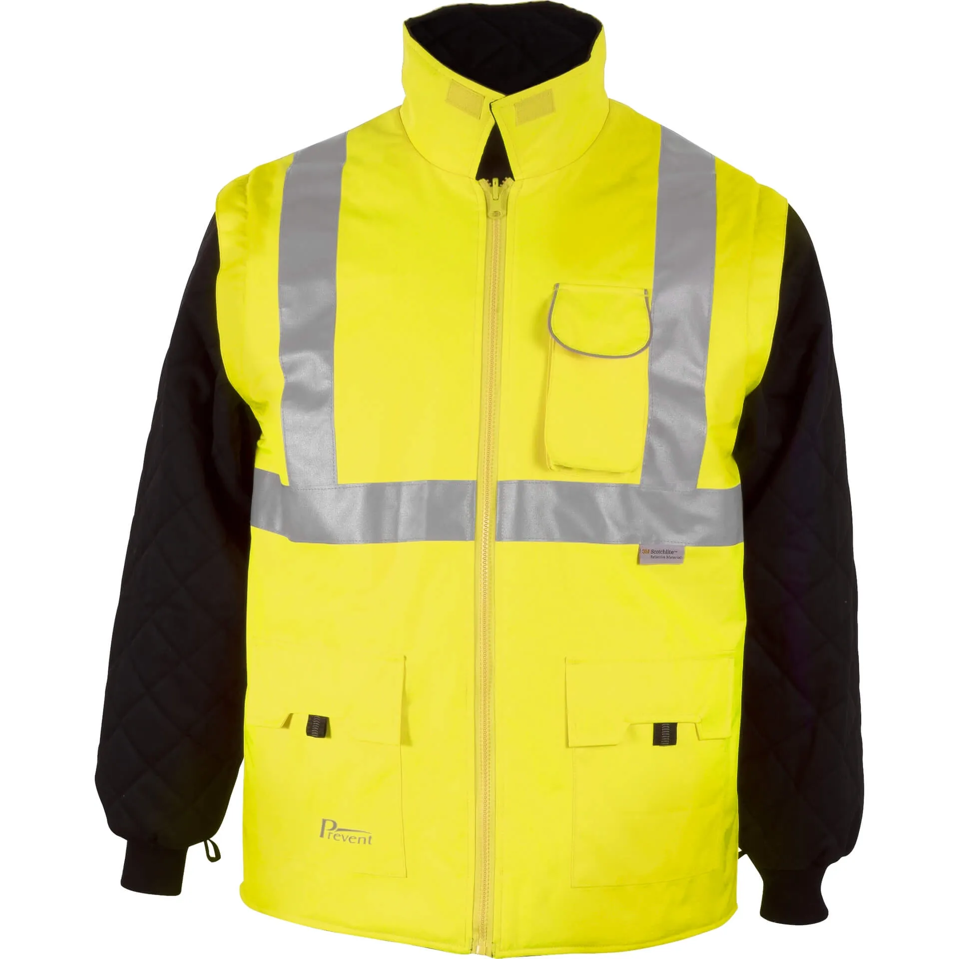 Asatex Warnschutz-Parka PREVENT® 5 in 1 3160 gelb