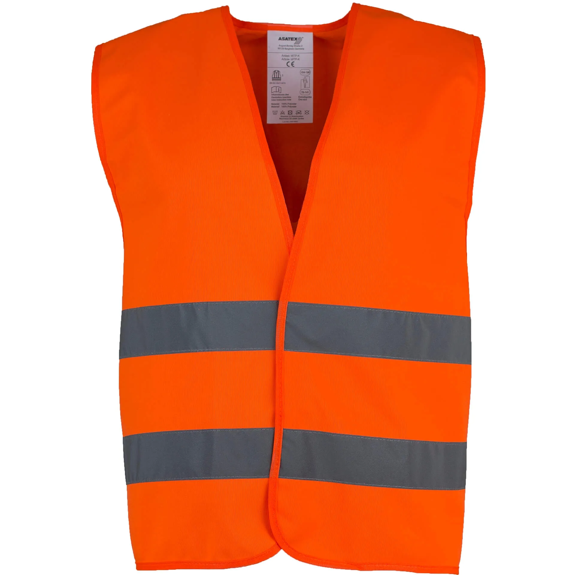 Asatex Warnweste WTP-K leuchtorange