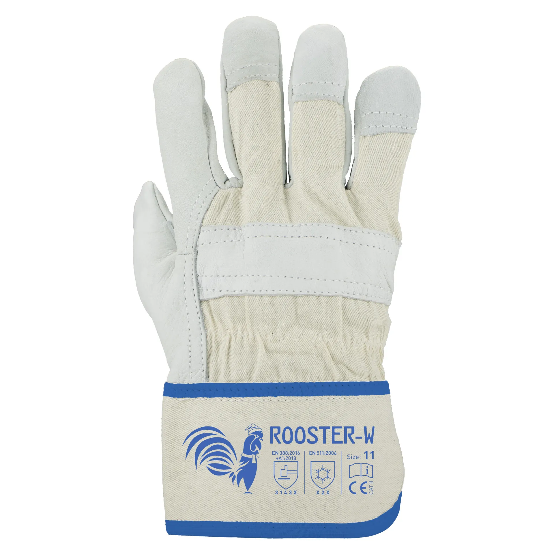 Asatex Winter Vollederhandschuh ROOSTER-W natur