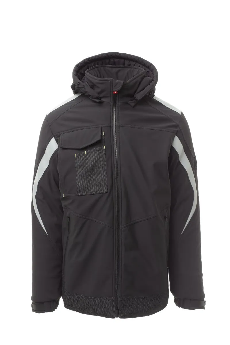 Payper WONDER PAD Softshelljacke mit Warnschutz-Kapuze wattiert (S00294)