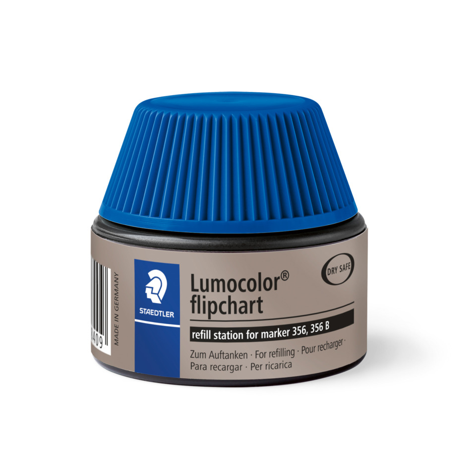 Tinte für Marker Lumocolor® refill station - 30 ml, blau