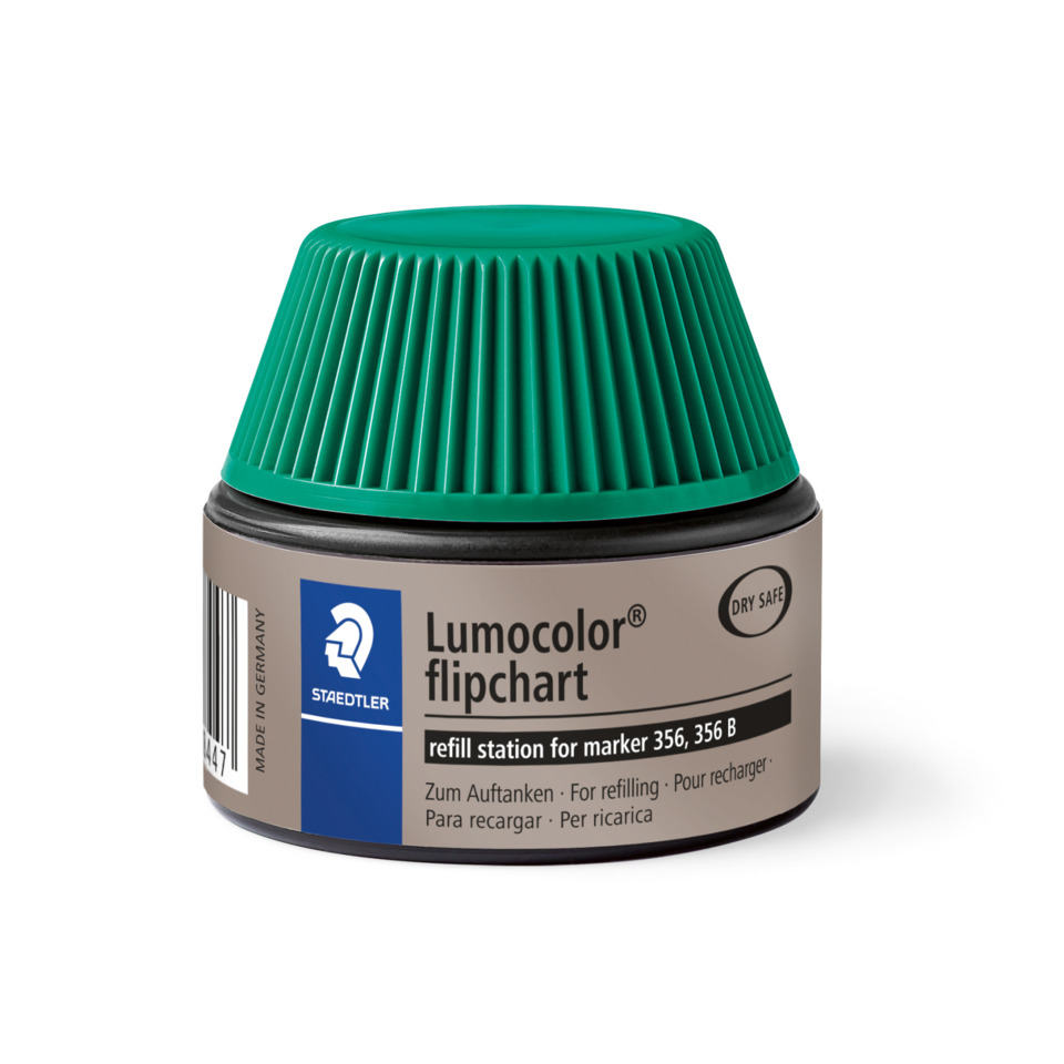 Tinte für Marker Lumocolor® refill station - 30 ml, grün