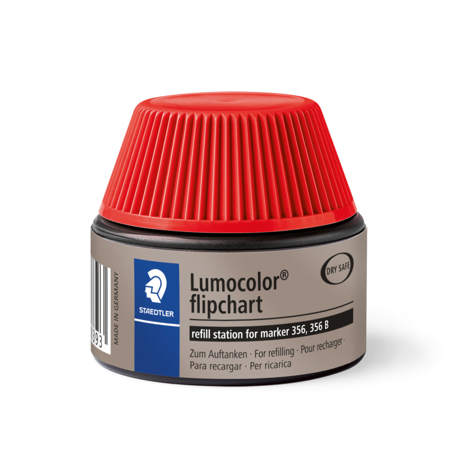 Tinte für Marker Lumocolor® refill station - 30 ml, rot