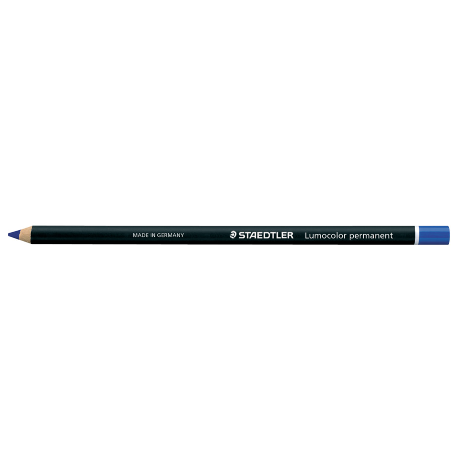 Lumocolor® permanent glasochrom Trockenmarker, blau