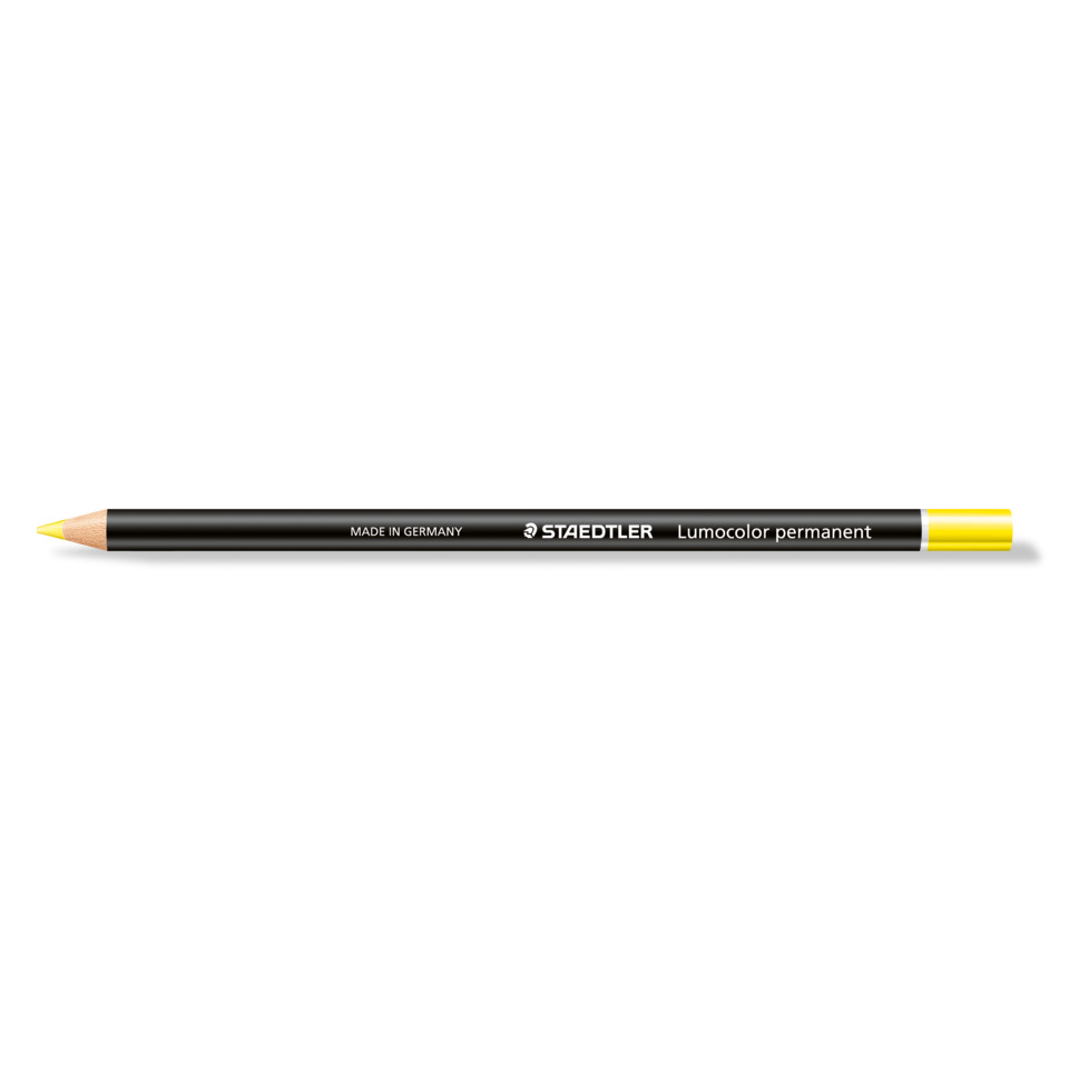 Lumocolor® permanent glasochrom Trockenmarker, gelb