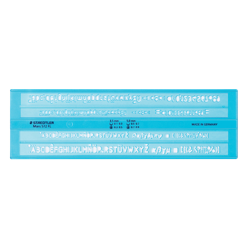 Mars® Schriftschablone