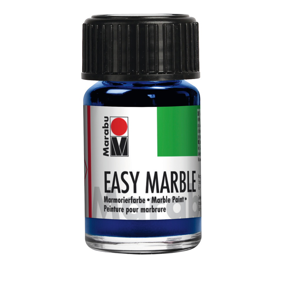 easy marble - Ultramarinblau dunkel 055, 15 ml