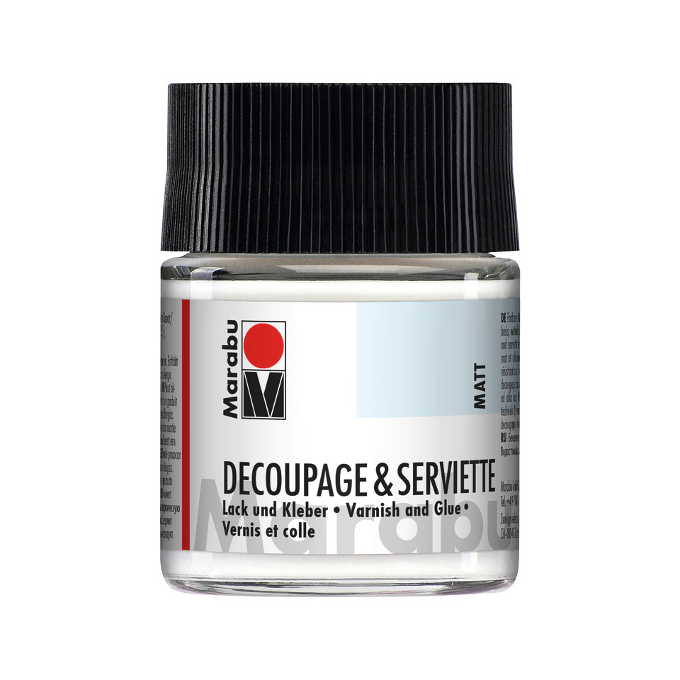 Servietten-Lack & Kleber - matt, 50 ml
