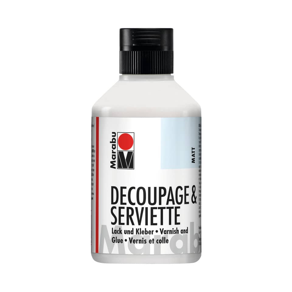 Servietten-Lack & Kleber - matt, 250 ml