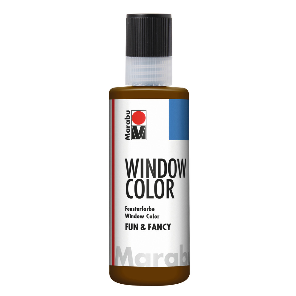 Window Color fun&fancy - Dunkelbraun 045, 80 ml