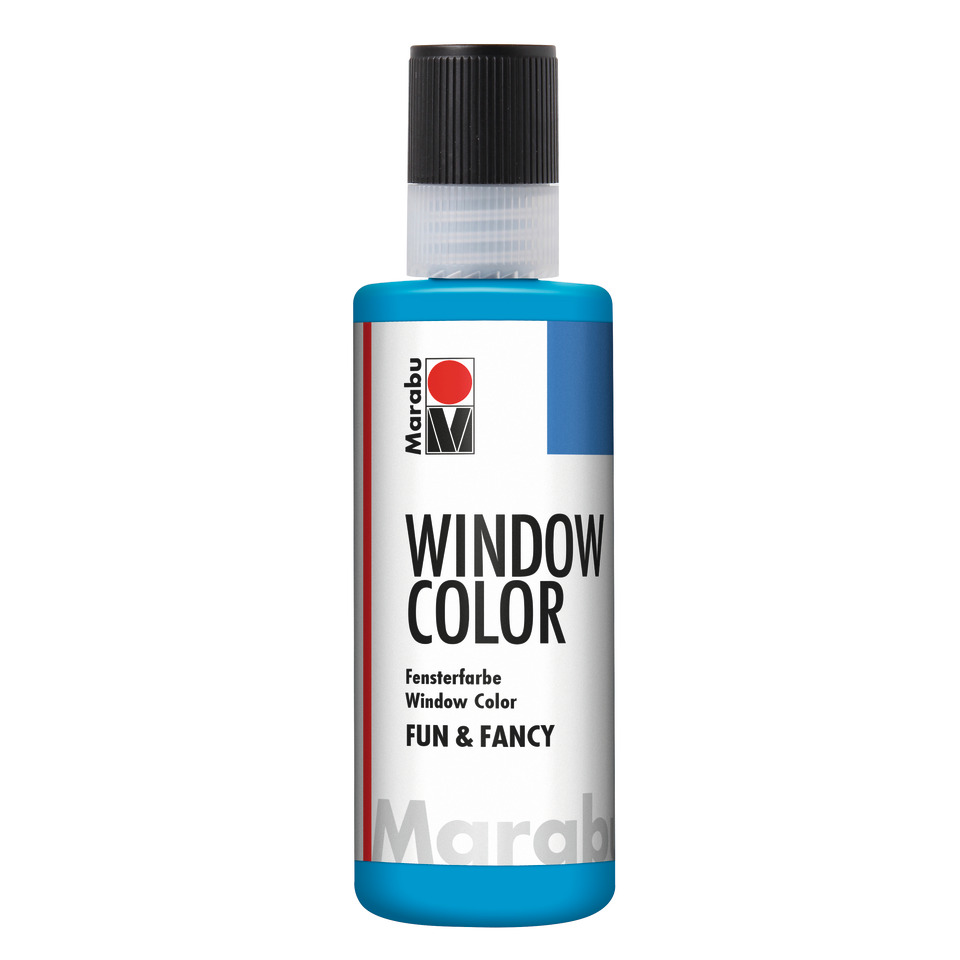 Window Color fun&fancy - Azurblau 095, 80 ml
