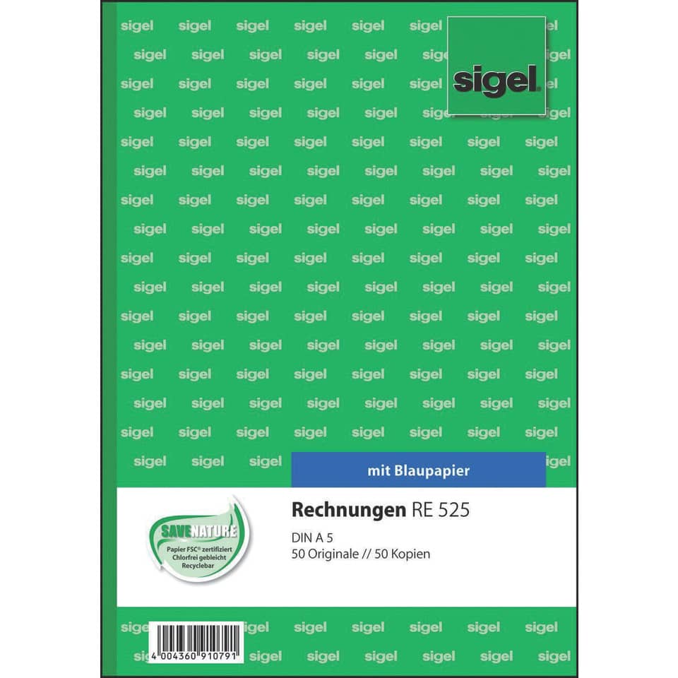 Rechnungen - A5, BL, MP, 2 x 50 Blatt
