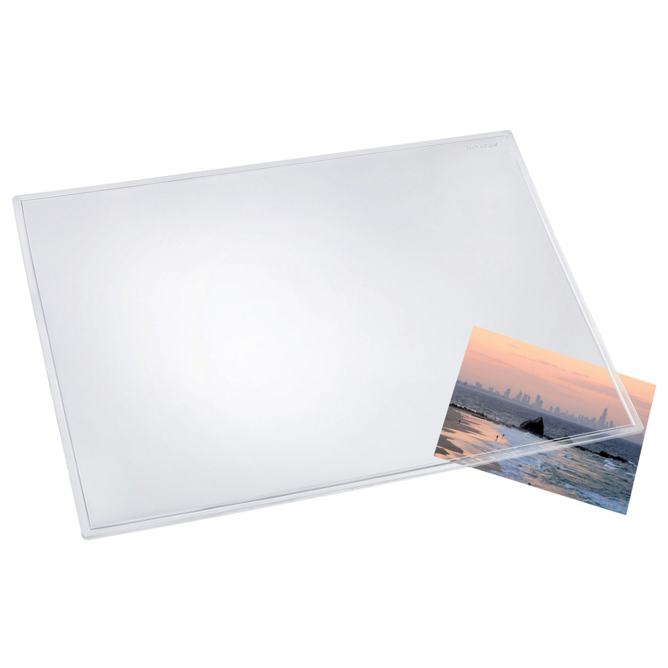 Schreibunterlage DURELLA - 70 x 50 cm, transparent glasklar