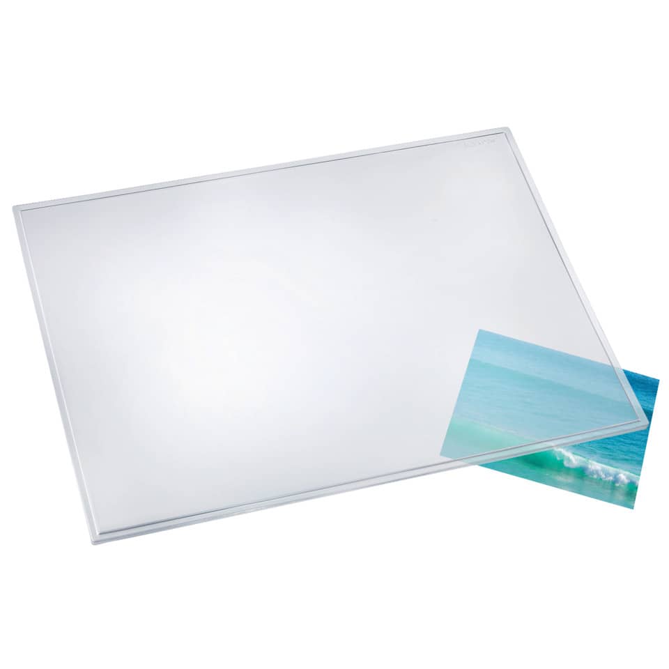 Schreibunterlage DURELLA - 70 x 50 cm, transparent matt
