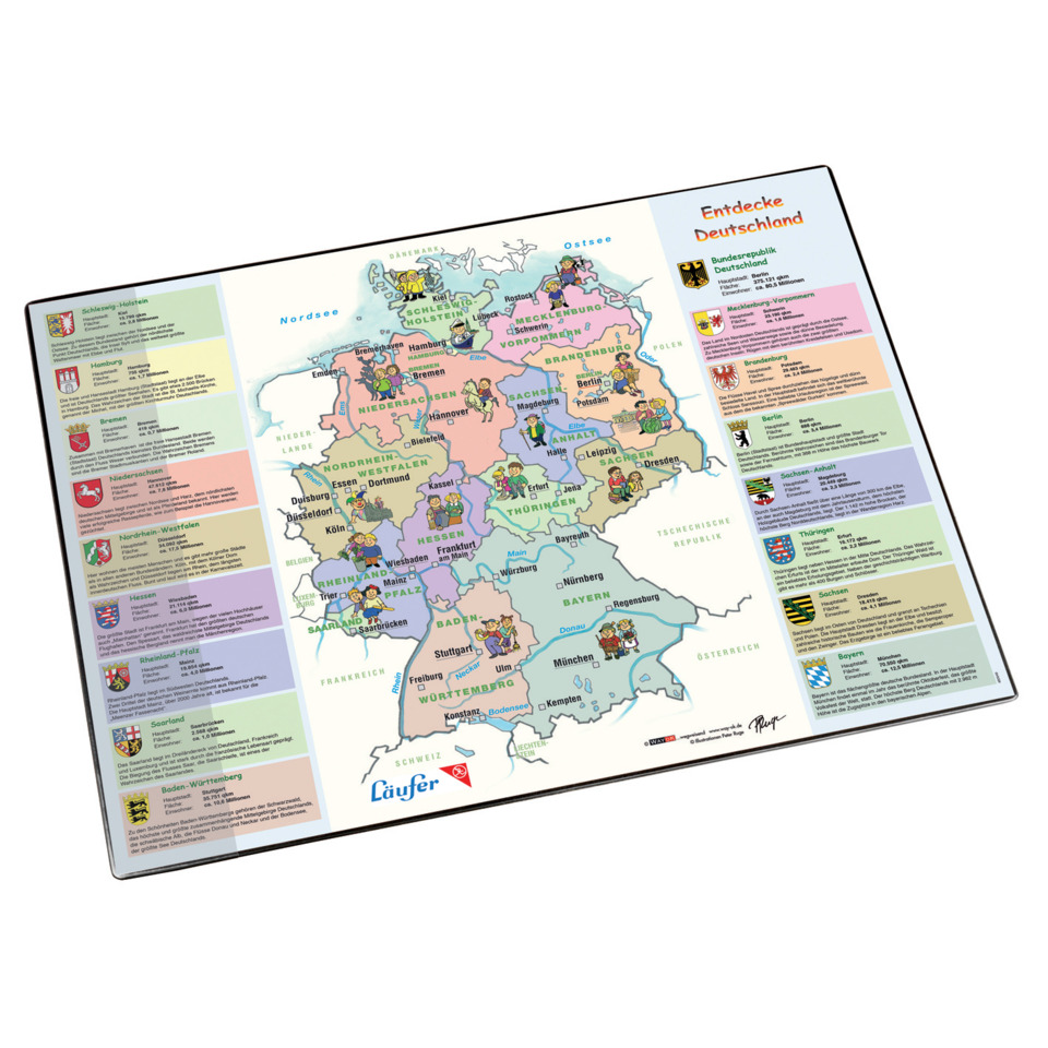 Schreibunterlage Motiv "entdecke Deutschland"