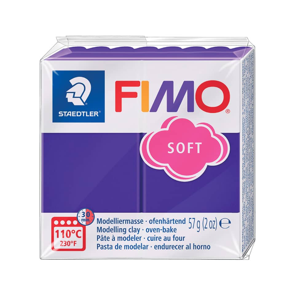 Modelliermasse FIMO® soft - 57 g, pflaume