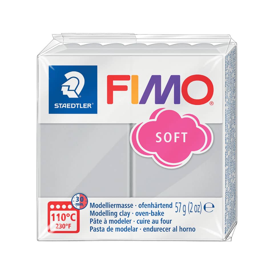 Modelliermasse FIMO® soft - 57 g, delfingrau