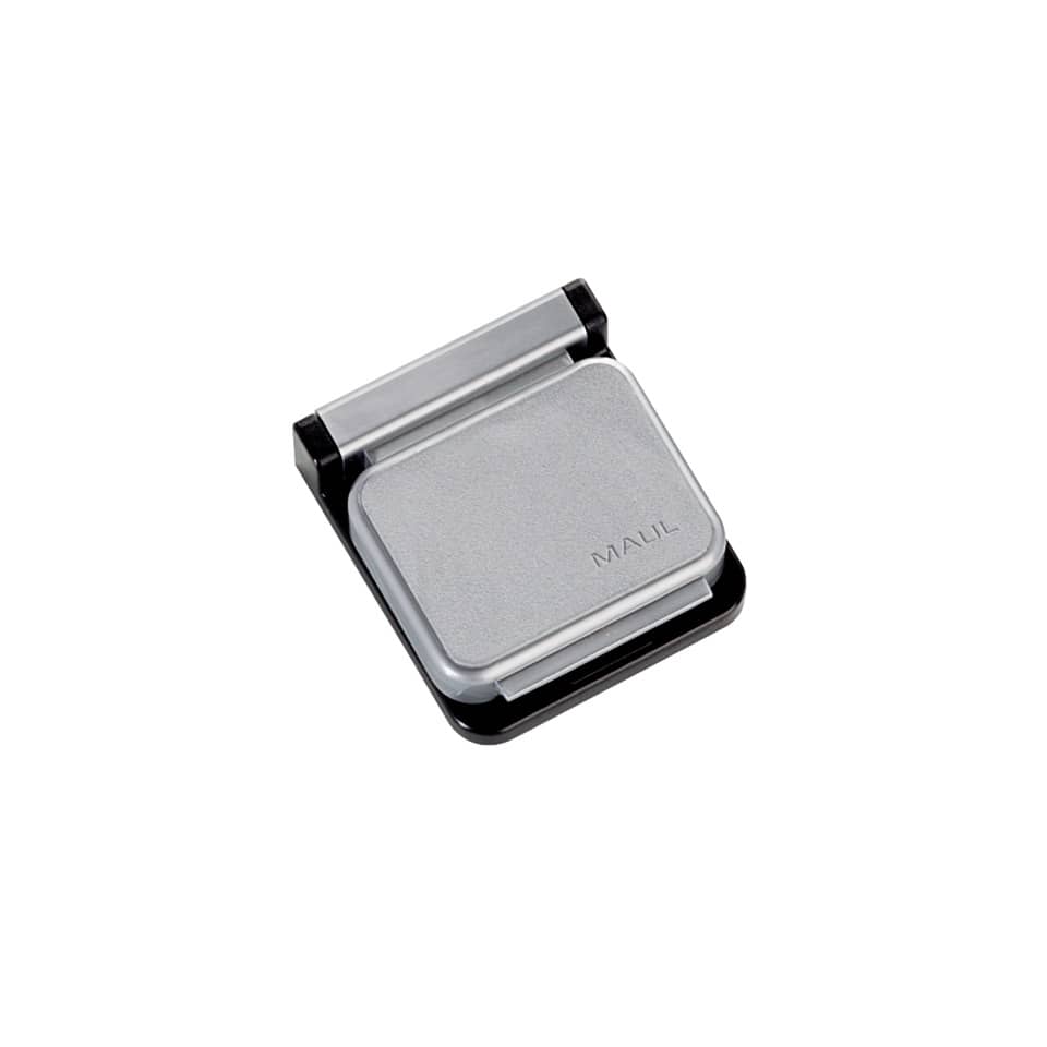 Magnetclip S, 4 x 1,2 cm, silber