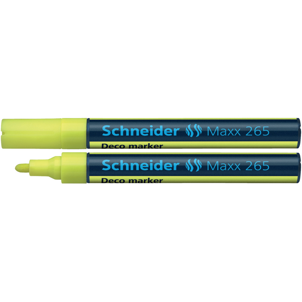 Windowmarker Deco-Marker Maxx 265, 2-3 mm, gelb