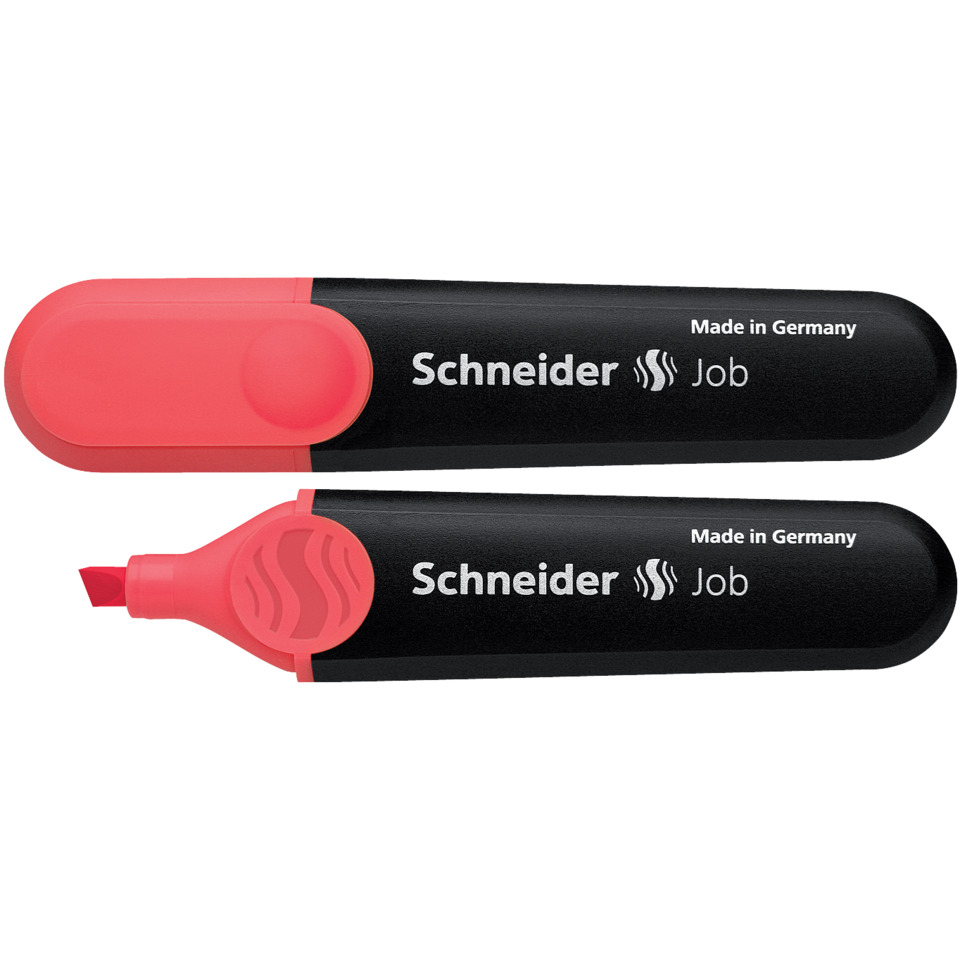 Textmarker Job 150 Universal - 1 + 5 mm, Keilspitze, rot