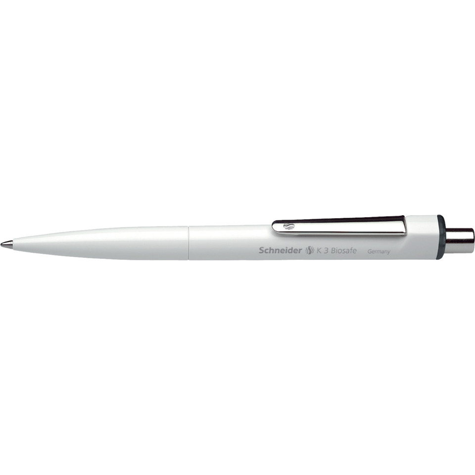Druckkugelschreiber K3 Biosafe - M, schwarz (dokumentenecht)