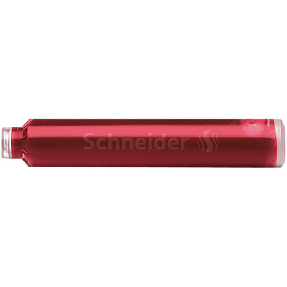Tintenpatrone Standard für Füllhalter, rot, 6er Schachtel