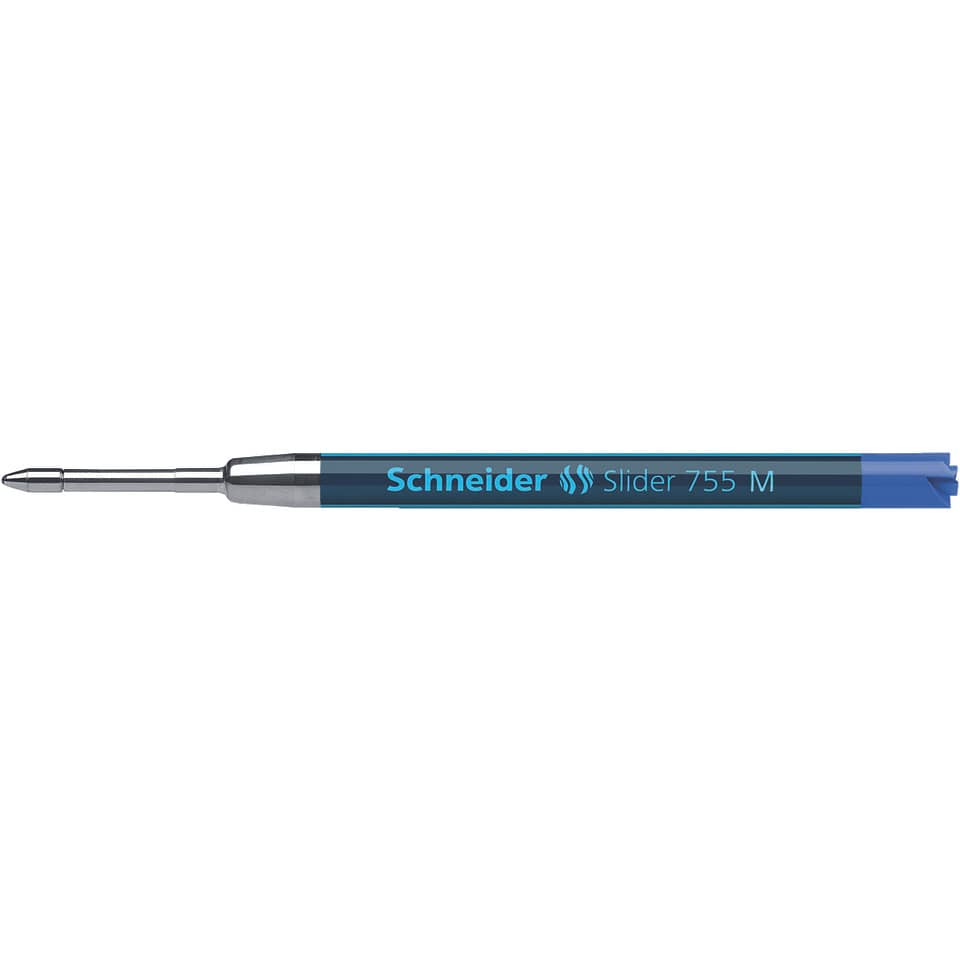 Kugelschreiber Großraummine Slider 755 - M, blau (dokumentenecht)