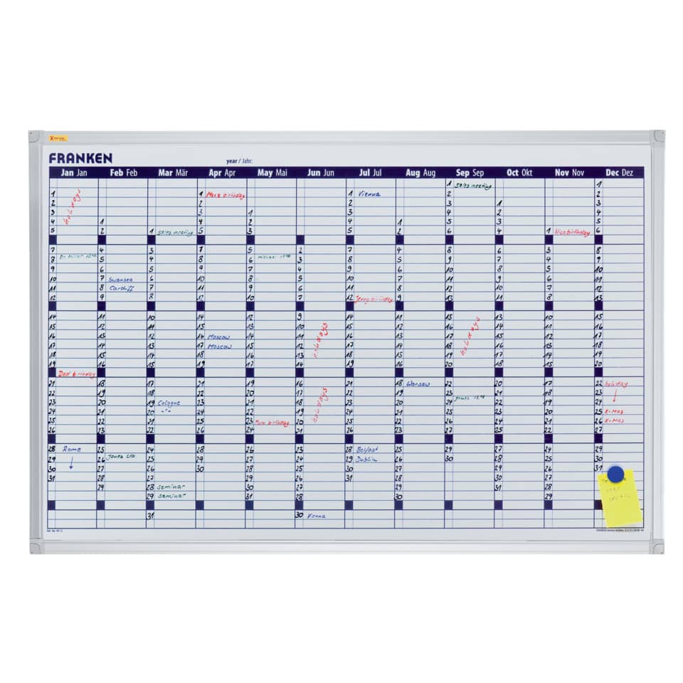 X-tra!Line® Kalender - 12 Monate, 90 x 60 cm