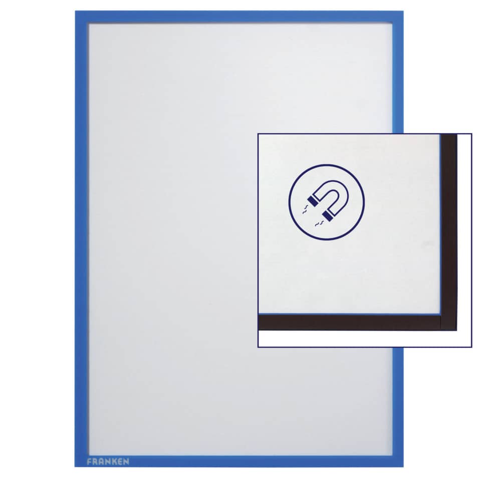 X-tra!Line® Dokumentenhülle Frame It - A4, Hartfolie, matt, blau