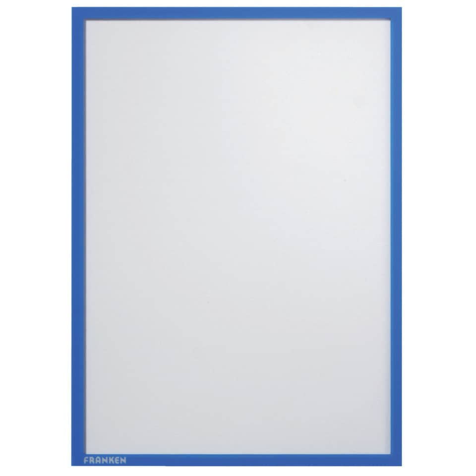 X-tra!Line® Dokumentenhülle Frame It - A4, Hartfolie, matt, blau, 5 Stück