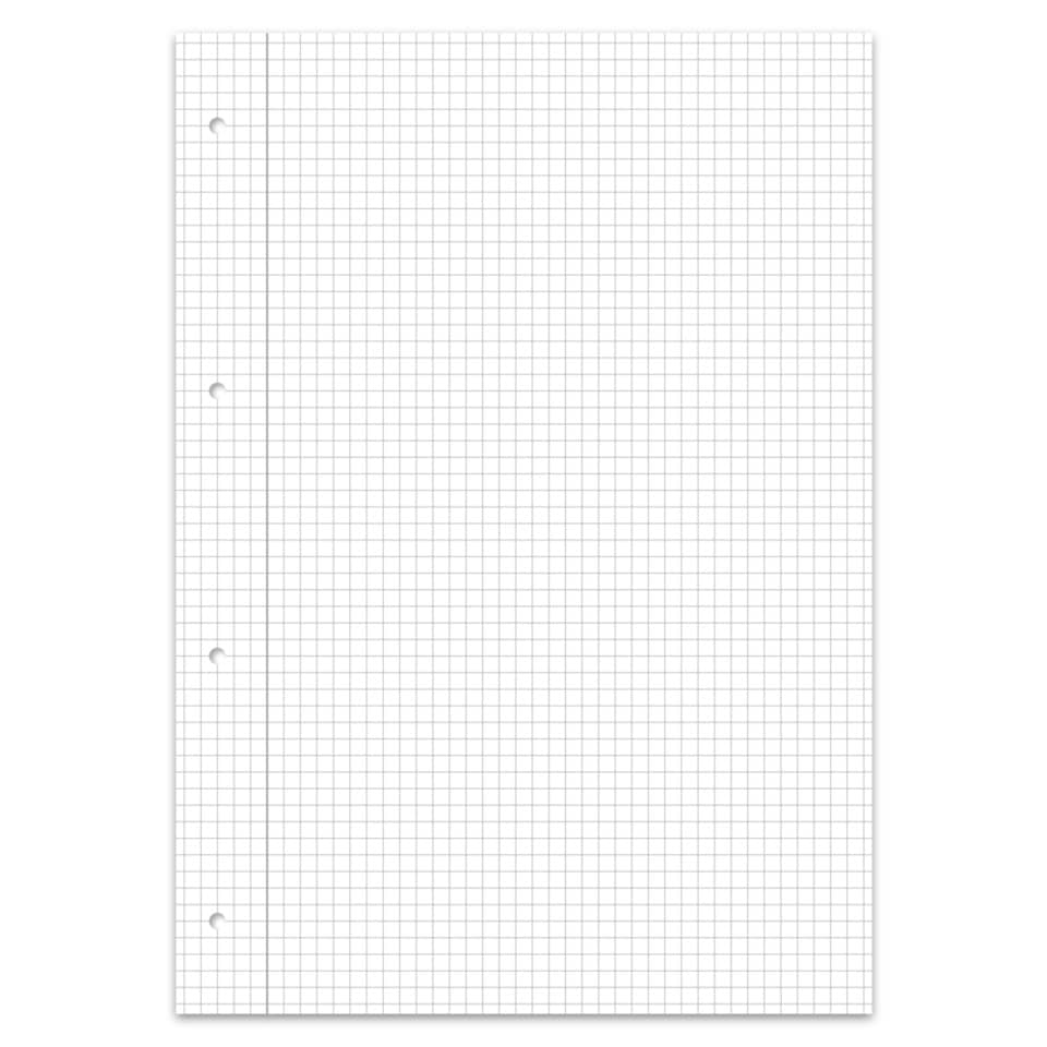 Collegeblock - A4, 160 Blatt, 70 g/qm, 5mm kariert