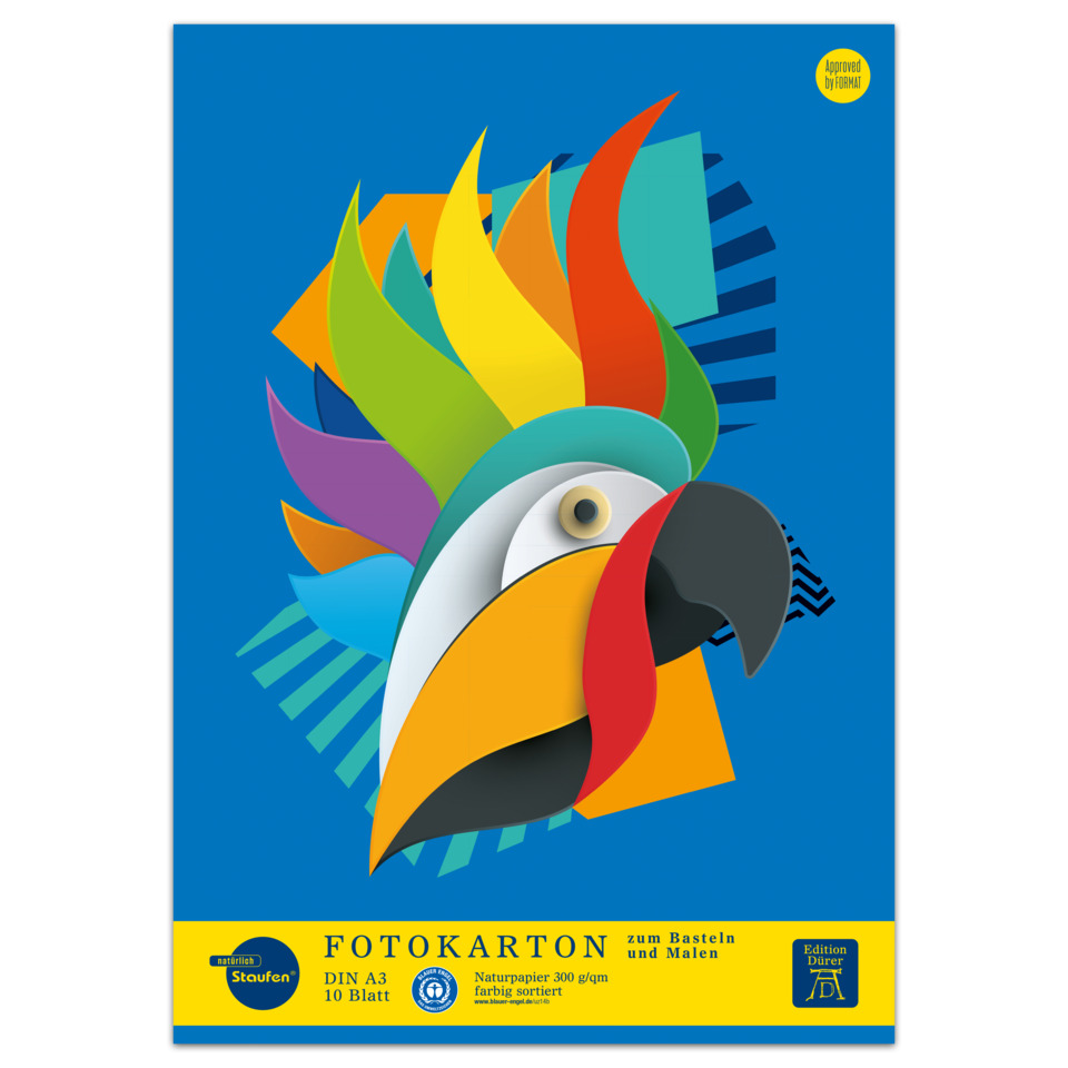 Fotokarton geleimt - A3, 10 Blatt, 300g/qm