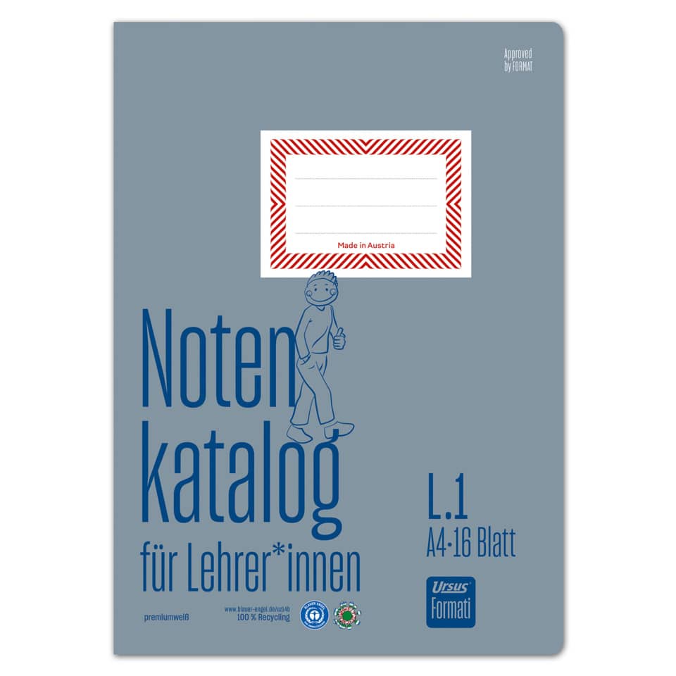 Klassenheft L.1 - A4 22 Blatt 80g/qm