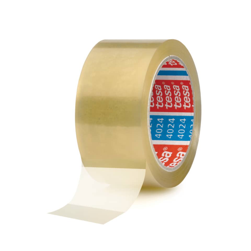 Packband tesapack® 4024 PV4, PP, 66 m x 50 mm, transparent