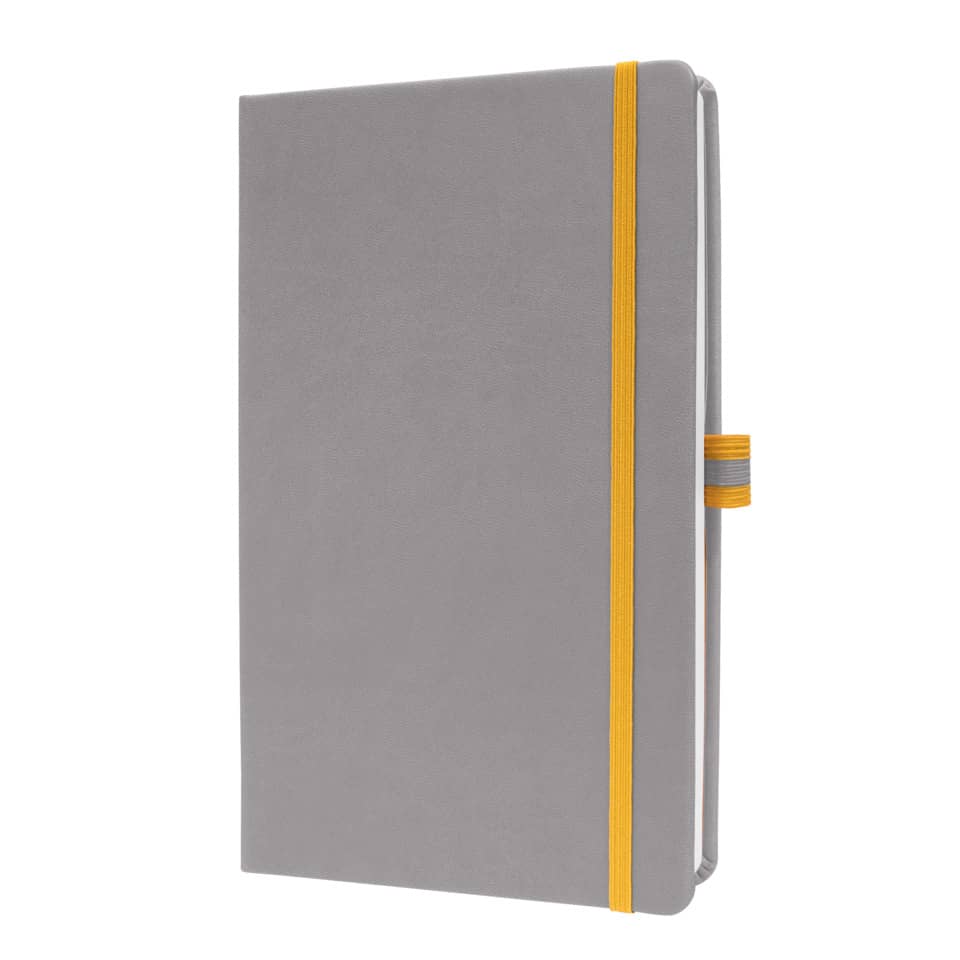 Notizbuch Linescape ca. A5 176 S. Hardcover liniert 80 g/m² hellgrau