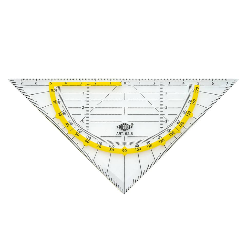 Geometrie-Dreieck ohne Griff, 160 mm