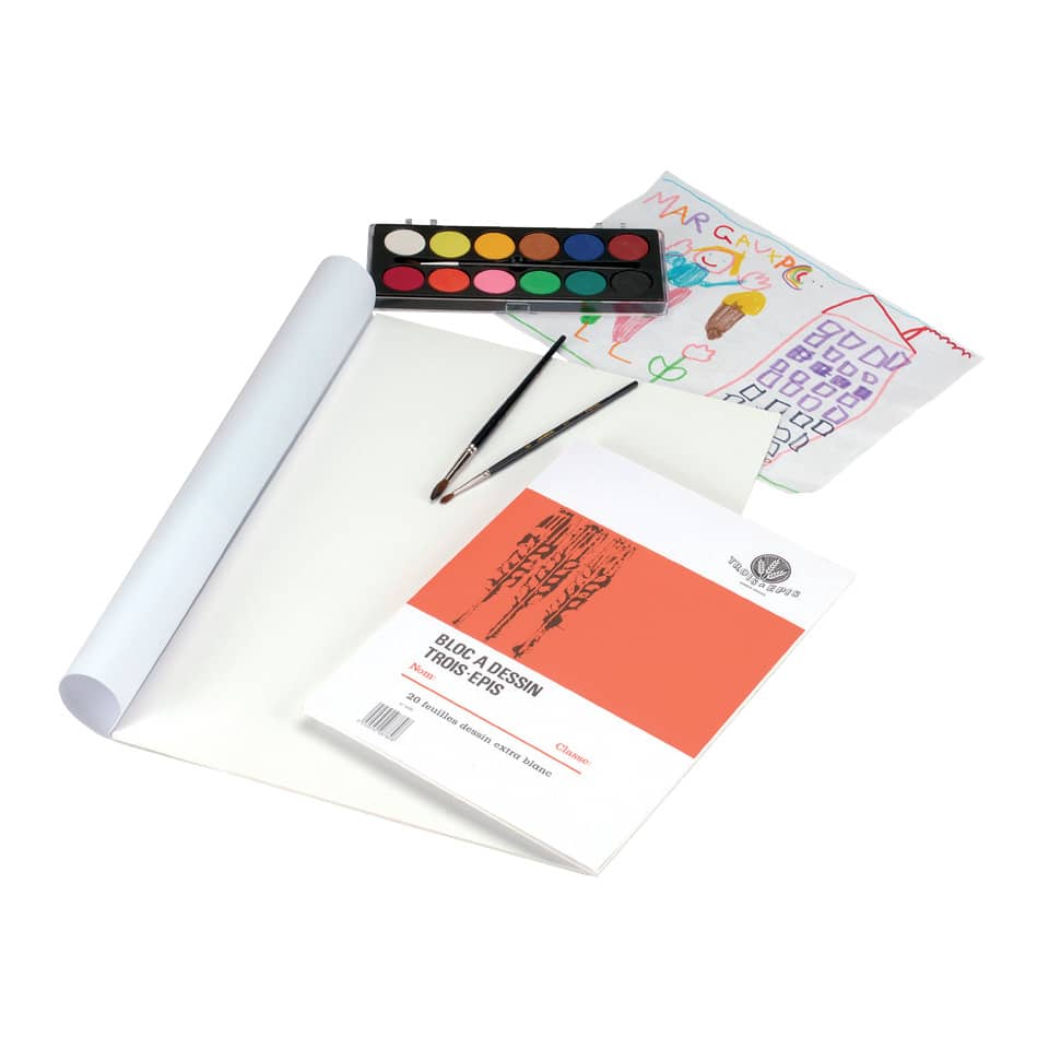 Zeichenblock - A4, 20 Blatt, 110 g/qm